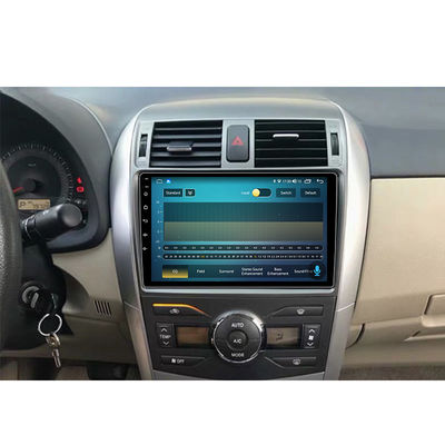 Android 12 2.5D Screen Car DVD Player For Toyota Corolla E140 / 150 2008 2009 2010 2011 2012 2013 4+64GB GPS Radio RDS
