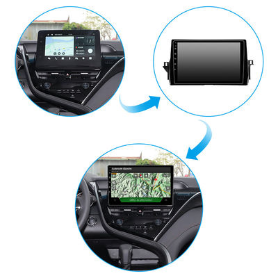 10 Inch IPS QLED Screen Car Stereo GPS Radio With 4G LTE Apple Carplay DSP Car Player For Camry 2021