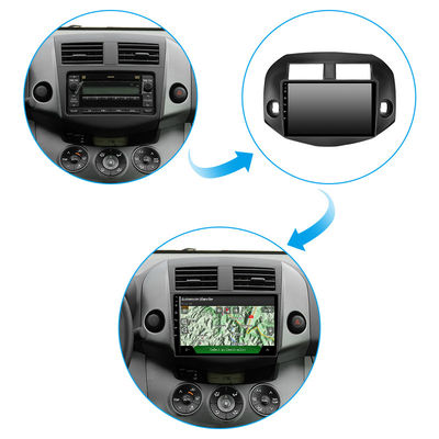 2 Din Android Car Multimedia Player For Toyota RAV4 2007 Android 10 Car Stereo GPS Navigation With Frame
