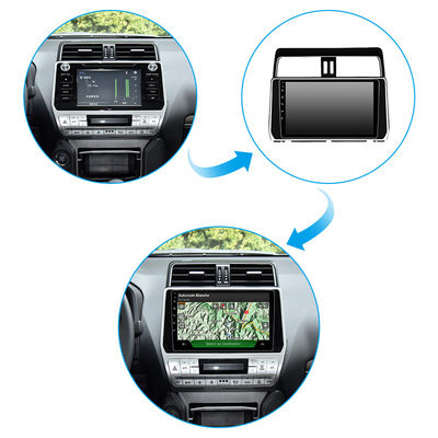 QLED 8-Core Android 12.0 DSP Radio 4G Wifi GPS Navigation For Toyota Prado 2018 Car Dvd Player