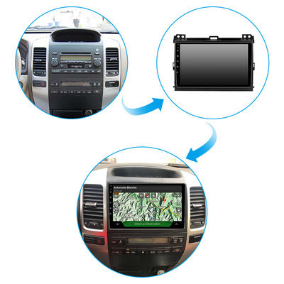 9 Inch Carplayer Touch Screen Navigation 8-Core Carplay For Prado 2004