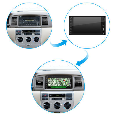 7'' Universal GPS Car Android For Toyota With 1080P Screen WIFI BT Music