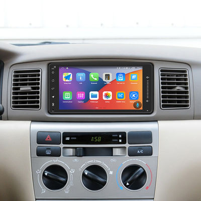CE Universal Android Intelligent Car Navigation System With 1080P Screen WiFi Car Multimedia For Toyota