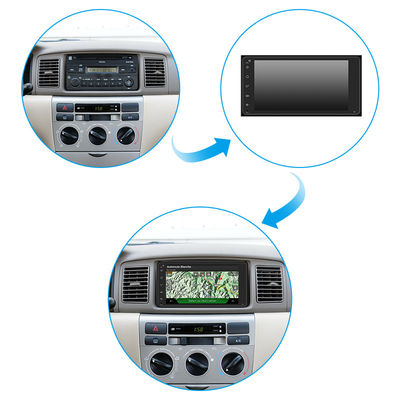 Multi Languages 7 Inch 8 Core Android Car Navigation Device Radio Player For Toyota