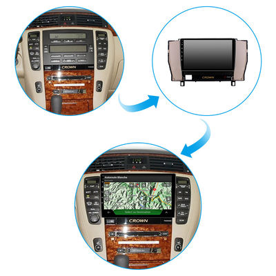 4 Core Touch Screen Car Navigation For Toyota Crown Android WIFI BT Music Carplayer MP5