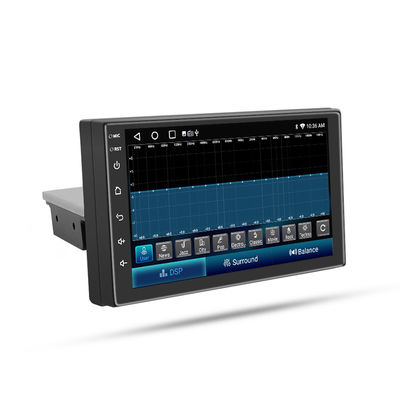 4 Core Car Android Navigation 7 Inch 1 DIN DVD Player With Radio MP5 USB