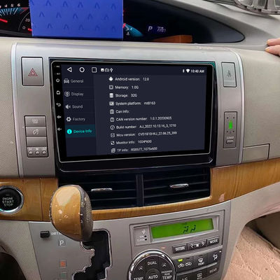 4 Core Touch Screen Sat Nav Car Stereo 9 Inch For Toyota Previa Navigation 2006+