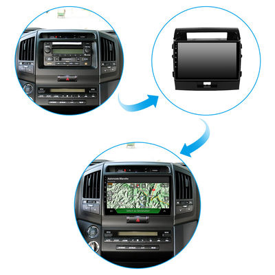 Voice Control 10 Inch Touch Screen Radio With GPS For Toyota Land Cruiser 2007+