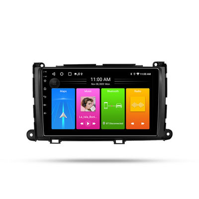 Carplay Bluetooth Phone Book For Toyota Sienna 2011+Touch Screen Car Navigation