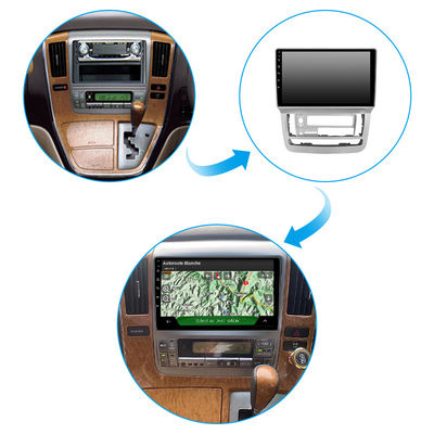 4 Core 9 Inch For Toyota Alphard A10 Full Touch Screen Bluetooth Car Navigation