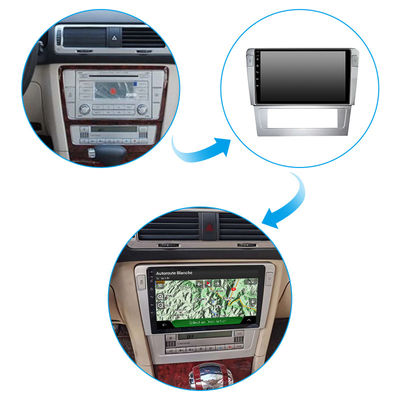 9 Inch Bluetooth Car Navigation 4G 64G HD Real Time Traffic Conditions For Volkswagen Passat 2004+