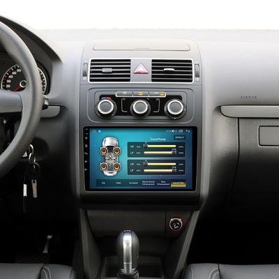10 Inch Bluetooth Car Navigation 1G+16G 1G+32G Wireless Bluetooth Carplay For Volkswagen TOURAN L 2014+