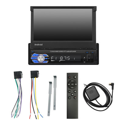 7 Inch GPS Car Mount Tablet Android 1 DIN Telescopic Screen Car Player Wifi HD 1080P