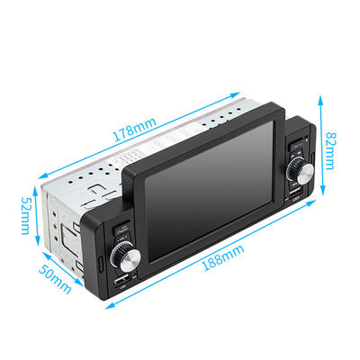Bluetooth Music Android Car Mount Tablet  1 DIN 5 Inch Screen