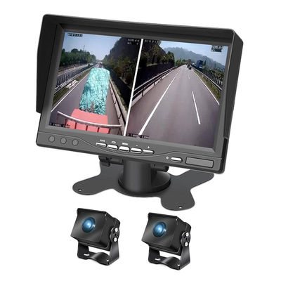 Full HD Car DVR Camera 7 Inch Dual Road Truck Traffic Front And Rear Video