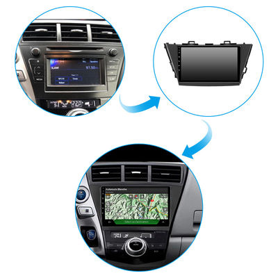 Wireless Bluetooth Touch Screen Car Navigation 9 Inch For Toyota PRIUS 2013+